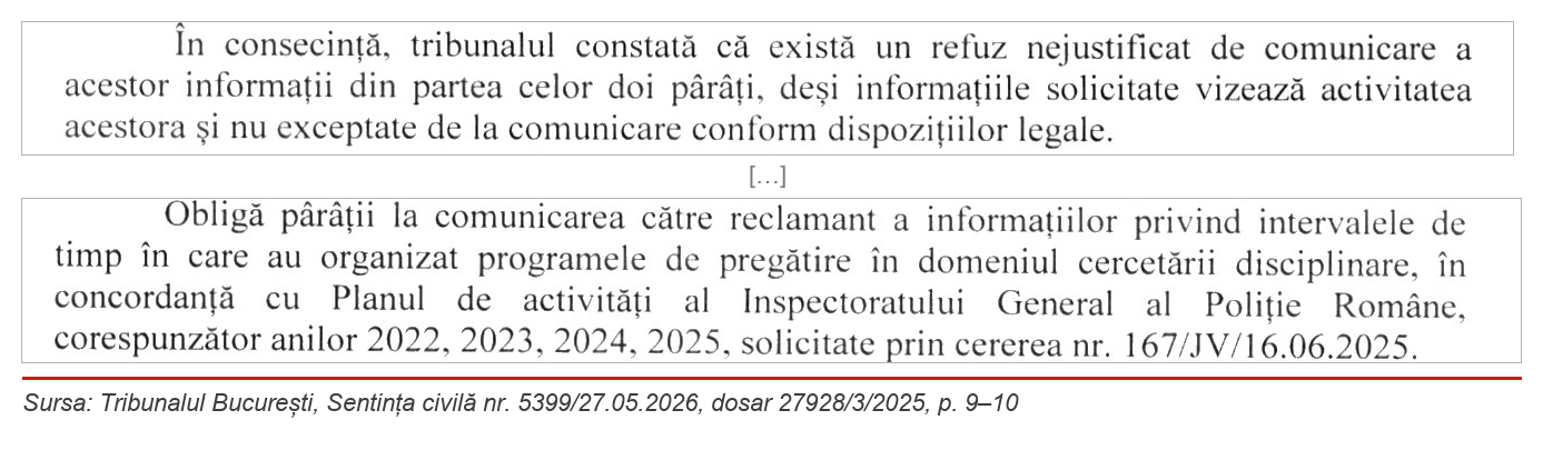 Tribunalul București, Sentința civilă nr. 5399/27.05.2026, dosar 27928/3/2025, p. 9–10