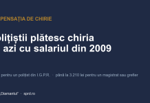 Polițiștii plătesc chiria de azi cu salariul din 2009 Polițiștii plătesc chiria de azi cu salariul din 2009