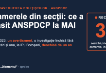 Camerele din secții: ce a găsit ANSPDCP la MAI Camerele din secții: ce a găsit ANSPDCP la MAI