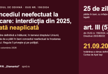 Concediul neefectuat la plecarea din poliție: interdicția din 2025, lăsată neaplicată de o hotărâre definitivă Concediul neefectuat la plecare: interdicția din 2025 (art. III alin. 5 din OUG nr. 156/2024), lăsată neaplicată printr-o hotărâre definitivă