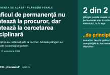 Graficul de permanență nu contează la procuror, dar contează la cercetarea disciplinară Coperta: graficul de permanență nu contează la procuror, dar contează la cercetarea disciplinară