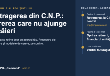 Retragerea din C.N.P.: cererea care nu ajunge nicăieri Retragerea din C.N.P.: cererea de retragere la C.N.P. central și cererea de oprire a reținerii la financiarul unității