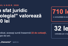 Un sfat juridic „colegial” valorează 710 lei Un sfat juridic „colegial” valorează 710 lei: o consultație la avocat față de cotizația de 32 de lei