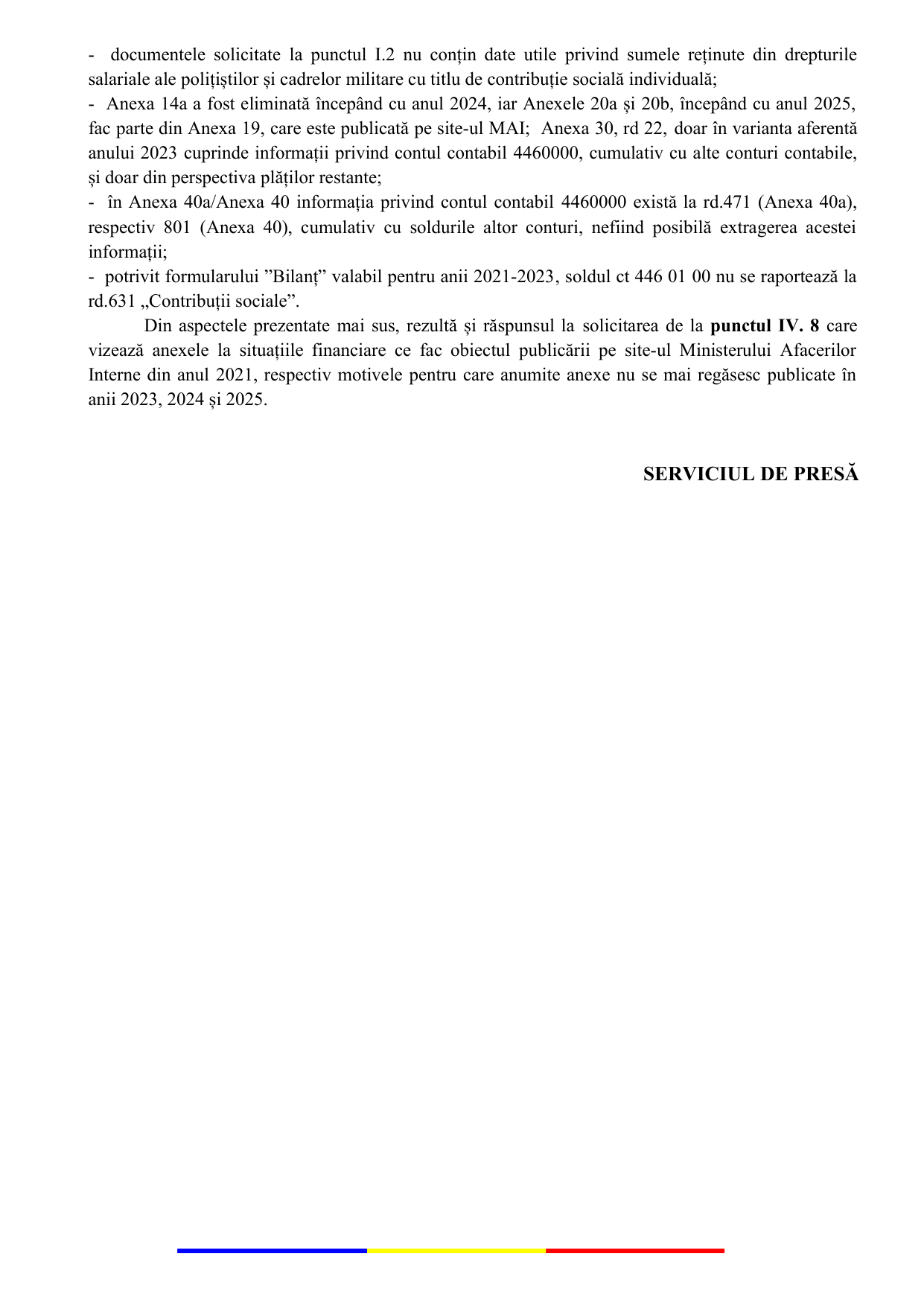 Adresa MAI – DIRP nr. 1754325 din 16 septembrie 2026, pagina 3 din 3