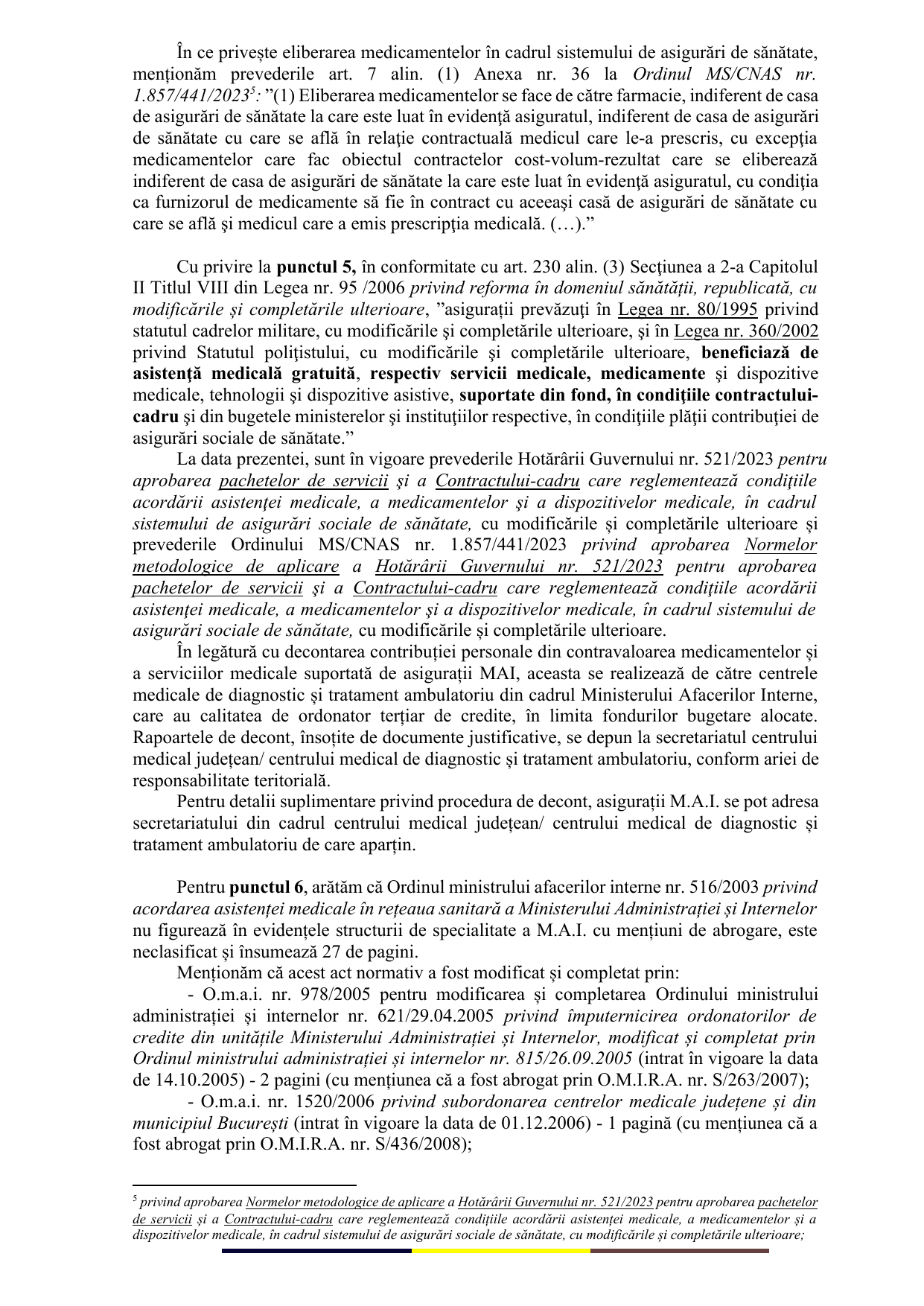 Răspunsul Ministerului Afacerilor Interne nr. 1753512 din 9 iulie 2026 la cererea S.P.R. „Diamantul” nr. 70, pagina 3 din 4